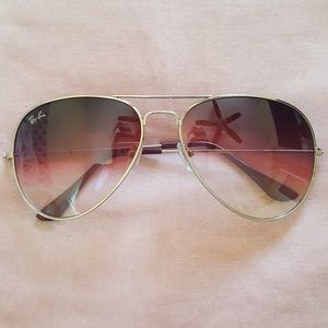 Ray Ban Pink Ombre Aviators